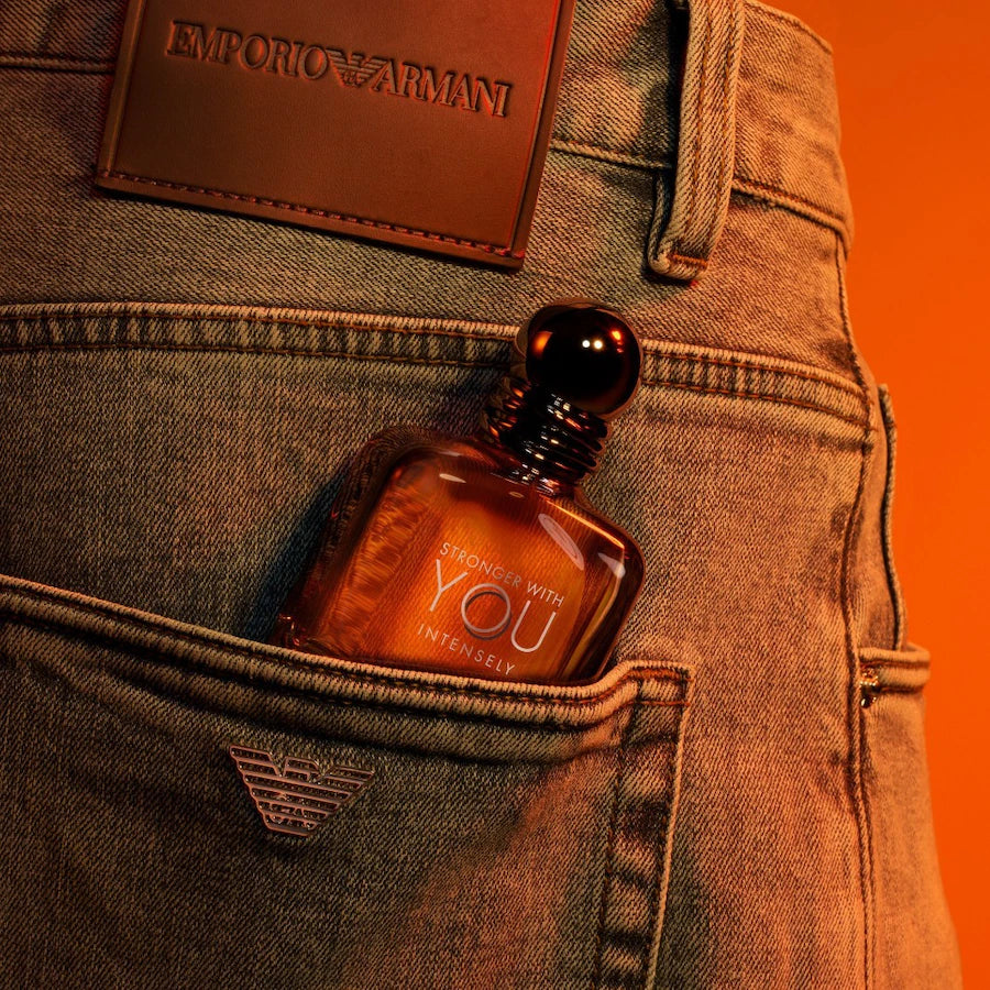 عطر رجالي Giorgio Armani Stronger With You Intensely – أو دو بارفان (EDP) – 100 مل